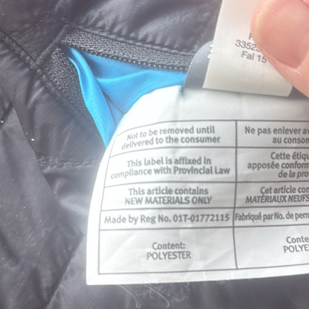 EDDIE BAUER REVERSIBLE LIGHTWEIGHT BLUE/BLACK JACKET (XL) - Picture 14 of 14